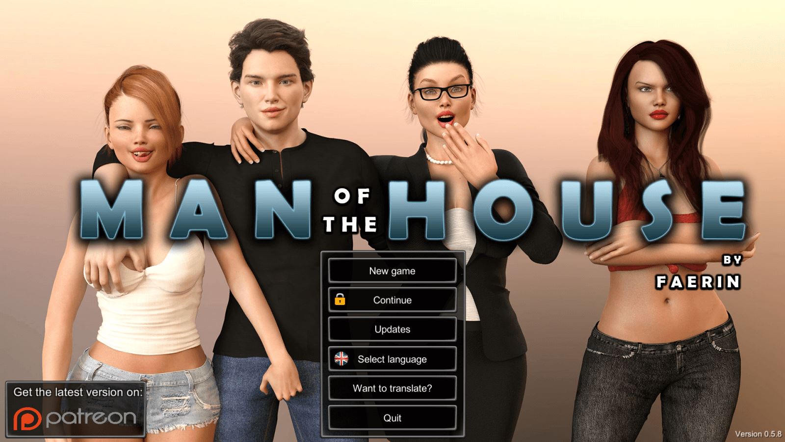 Man of the house porn game