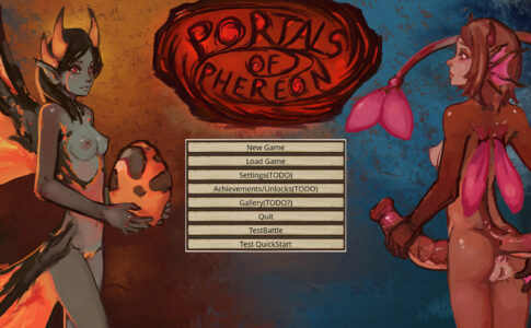 Portals of Pheroeon Adult Game Cover