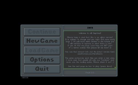 Will Deprived Adult Game Cover