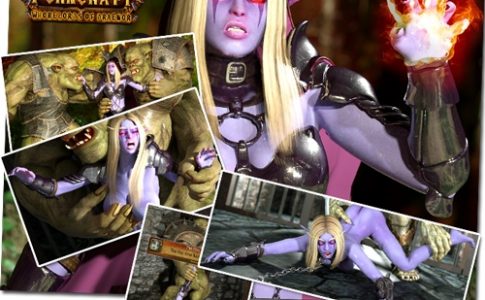 The World of Porncraft Whorelords of Draenor Game Cover