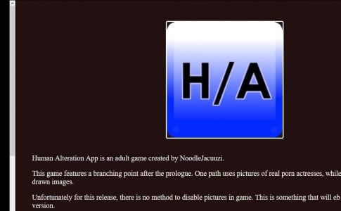 Human Alteration App Adult Game Cover