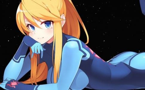 Bounty Hunter Samus Adult Game Cover