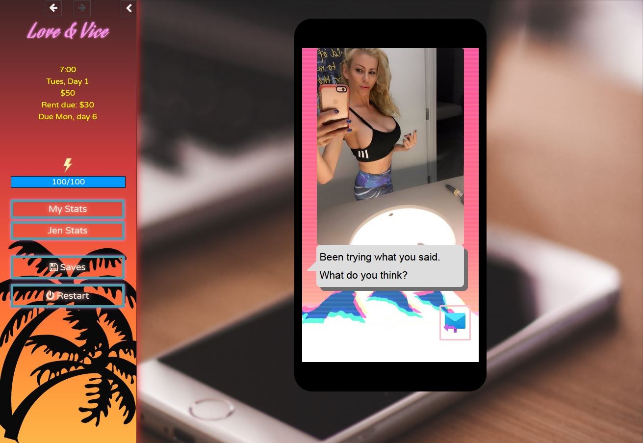 Mobile html porn game