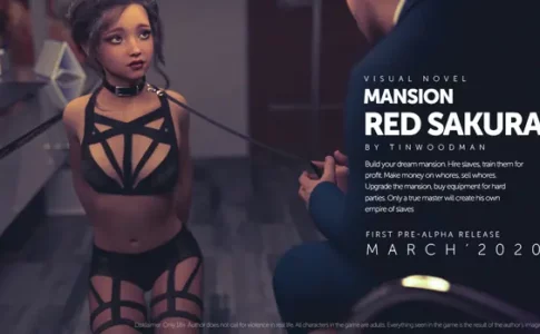 Red Sakura Mansion Adult Game Cover