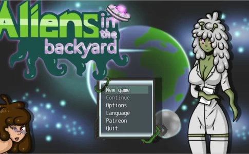 Aliens in the Backyard Adult Game Cover