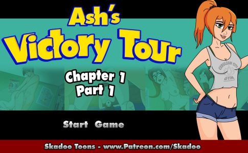 Ash’s Victory Tour Adult Game Cover