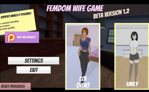 Femdom Wife Game Adult Game Cover