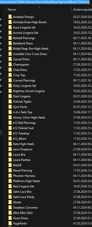 All clothes Mod