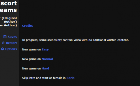 Escort Dreams Adult Game Cover