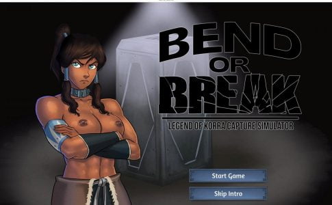 Bend or Break. Legend Of Korra Capture Simulator Adult Game Cover