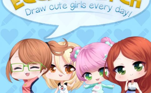 Ecchi Sketch Draw Cute Girls Every Day! Adult Game Cover