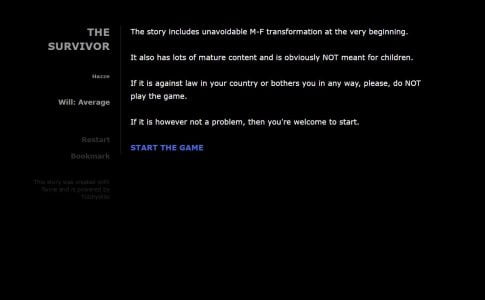 The Survivor Adult Game Cover