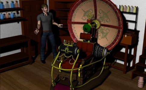 Wallis and the Time Machine Adult Game Cover