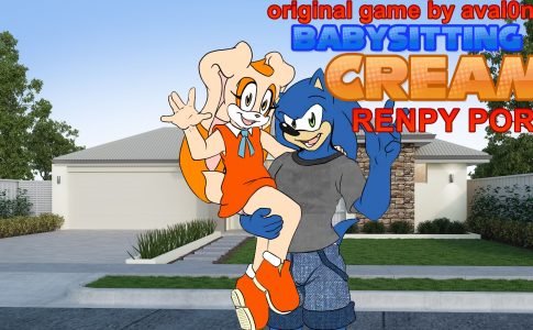 Babysitting Cream Ren’Py Port Adult Game Cover