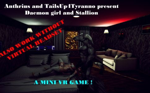 Daemon girl and Stallion Adult Game Cover
