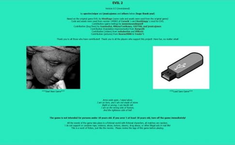 EVIL 2 Adult Game Cover