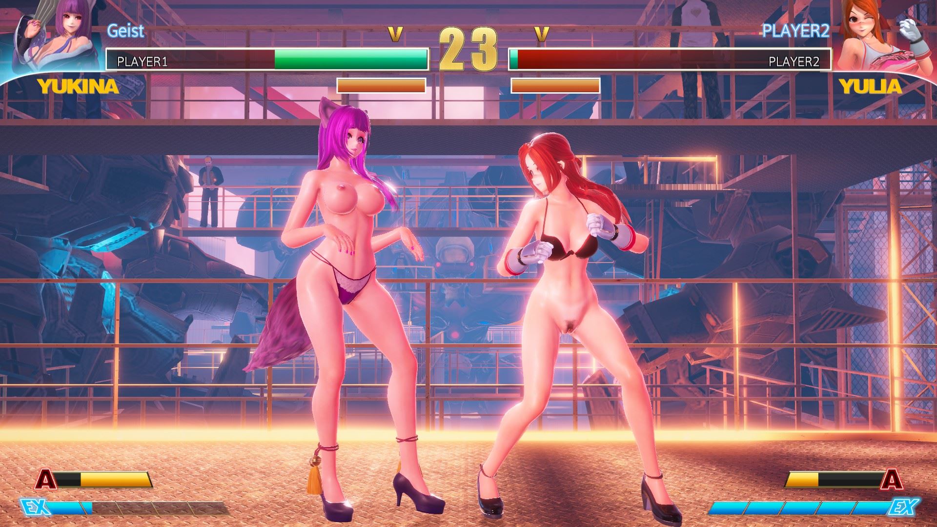 Nude fight games