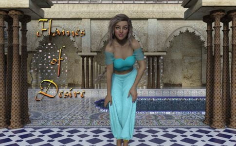 Flames of Desire Adult Game Cover