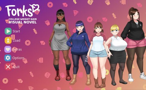 Forks A Weight Gain Visual Novel Adult Game Cover