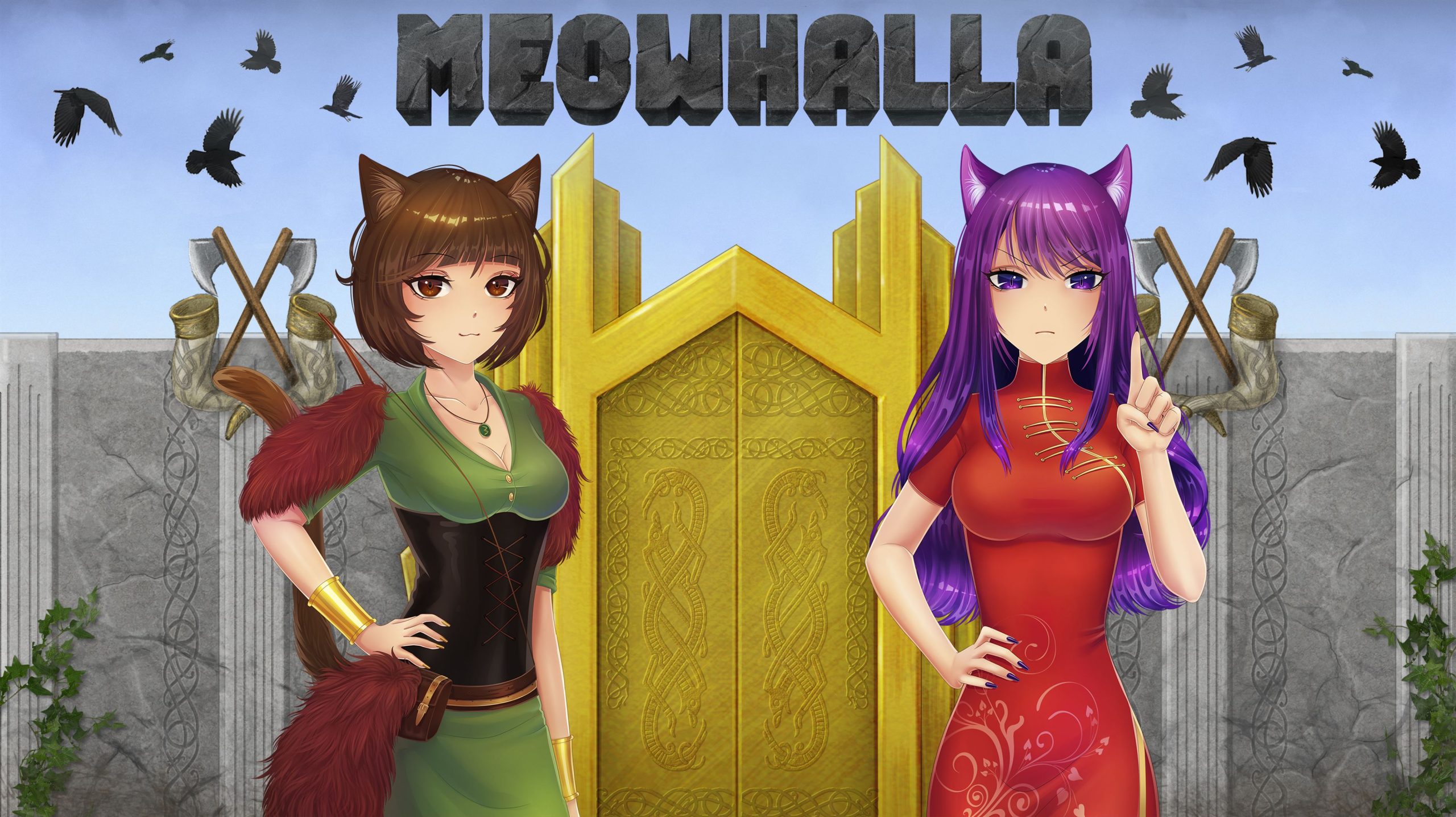 Meowhalla Ren'Py Adult Sex Game New Version v.1.2 Free Download for Windows