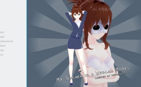 My Teacher is a Webcam Model Adult Game Cover