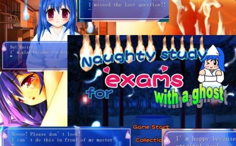 Naughty Study for Exams with a Ghost Adult Game Cover