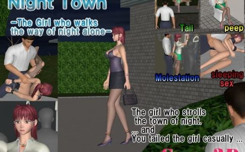 Night Town The girl who walks the way of night alone Adult Game Cover