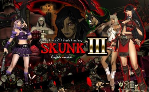 Real-time 3D total violation fantasy ’’SKUNK III’’ Godkiller Adult Game Cover