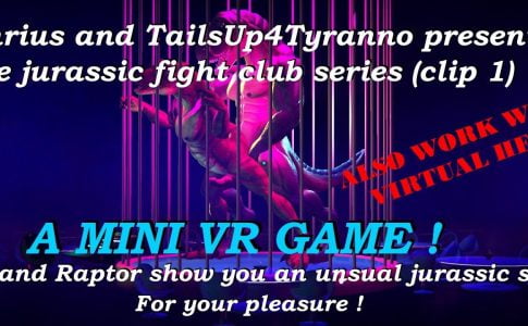 The Jurassic Fight Club VR Adult Game Cover