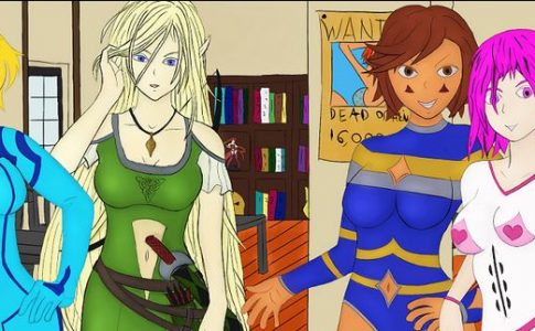 The Sexy Cosplay Cafe Adult Game Cover