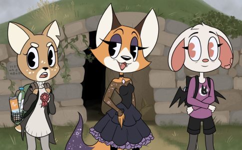 Three Lesbians in a Barrow Adult Game Cover