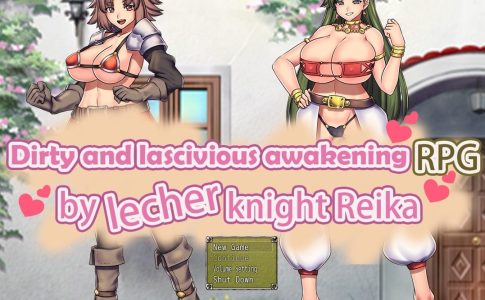 Dirty and lascivious awakening RPG by lecher knight Reika Adult Game Cover