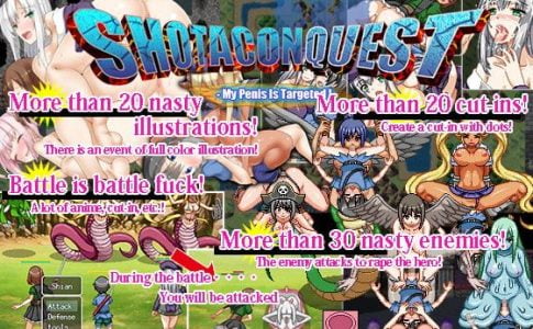 ShotaConQuest ~They're After My Dick!~ Adult Game Cover