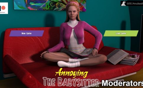 Annoying the Babysitter Adult Game Cover