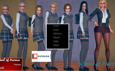 School of Harem Adult Game Cover