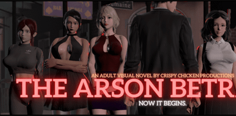 The Arson Betrayal Adult Game Cover