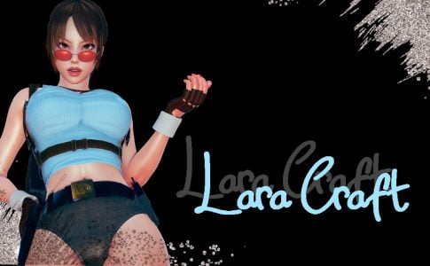 The Hunt for Lara Craft Adult Game Cover