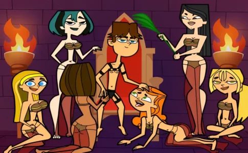 Total Drama Harem Adult Game Cover