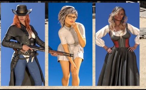 A Lewd Detective in Wild West Adult Game Cover
