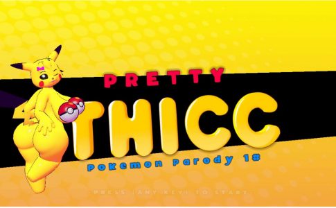 Pretty Thicc Pokemon Parody Adult Game Cover