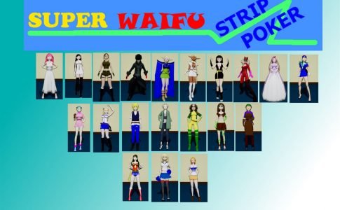 Super Waifu Strip Poker Adult Game Cover