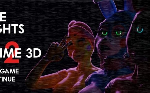 Five Nights In Anime 3D 2a Adult Game Cover