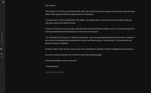 The House of Hellish Harlots Adult Game Cover