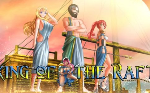 King of the Raft A LitRPG Visual Novel Apocalypse Adventure Adult Game Cover