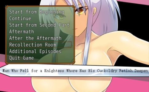 Man Who Fell for a Knightess Whore Has His Cuckoldry Fetish Deepen Adult Game Cover