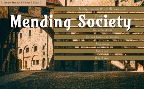 Mending society Adult Game Cover