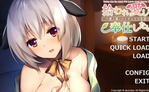 Take me in and I’ll love and serve you Sweet and sexy life with a demi human girl Adult Game Cover