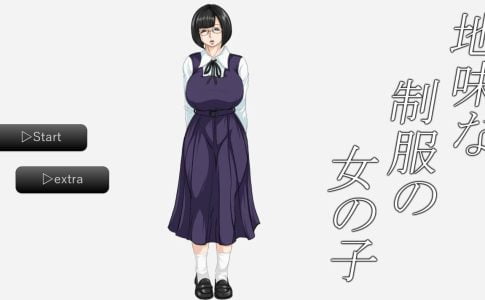 A girl in a modest uniform Adult Game Cover