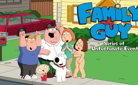 Family Guy Series of Unfortunate Events Adult Game Cover