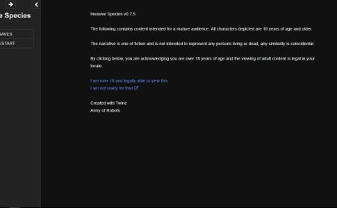 Invasive Species Adult Game Cover